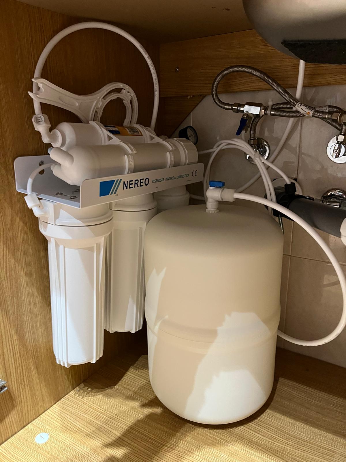 Instalación de descalcificador