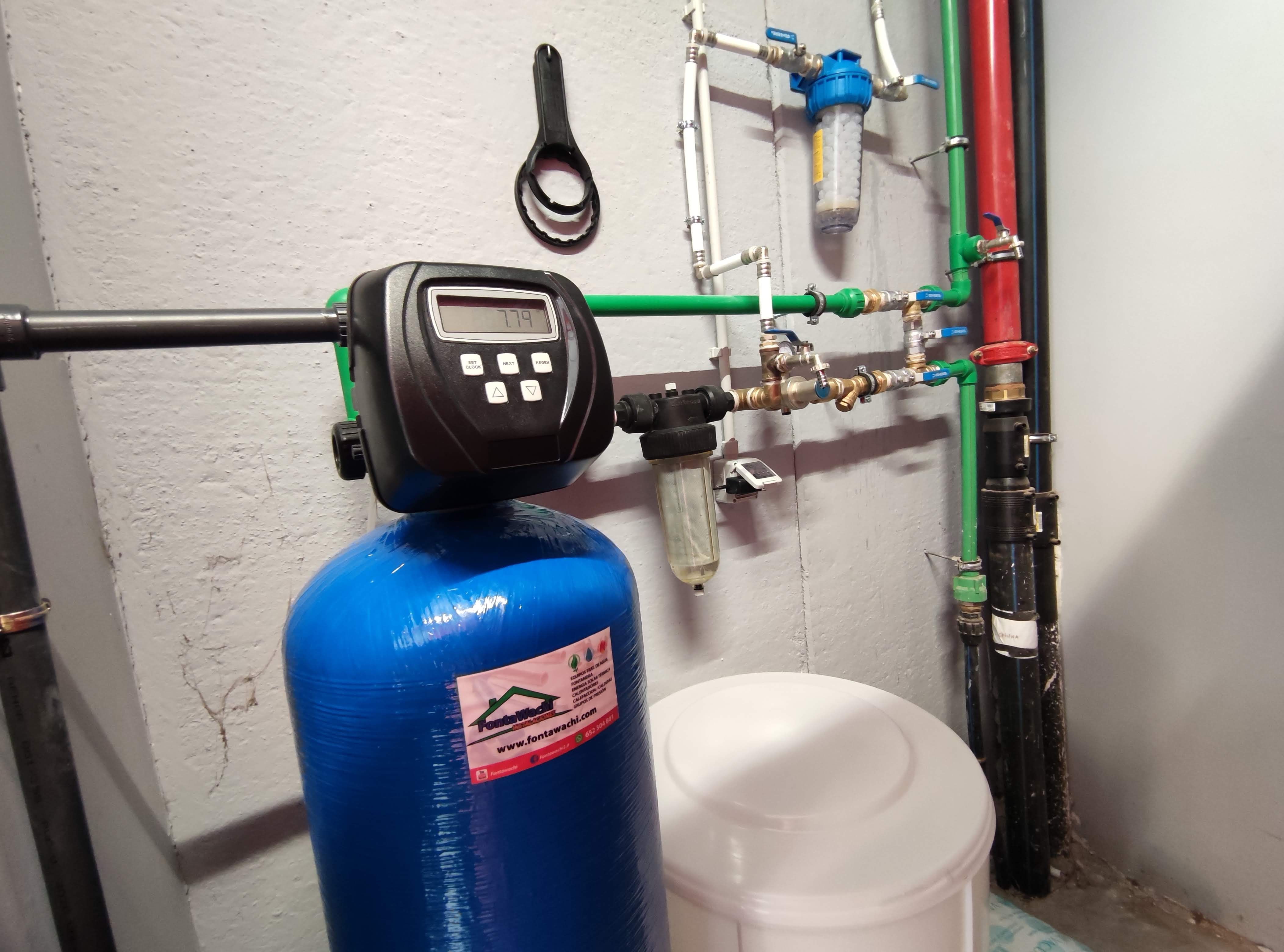 Instalación de descalcificador